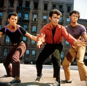 Chakiris Prints: WEST SIDE STORY, George Chakiris (center), 1961