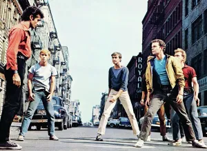 Chakiris Prints: WEST SIDE STORY, front from left: George Chakiris