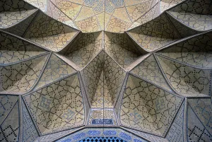 Iran Prints: Western Ivan's Vault in the Friday Mosque (Masijd-i jami)