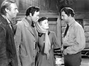 Films By Fritz Lang Prints: WESTERN UNION, from left: Randolph Scott
