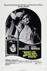 Winters Prints: WHAT'S THE MATTER WITH HELEN?, US poster, Debbie Reynolds (top), Shelley Winters, 1971