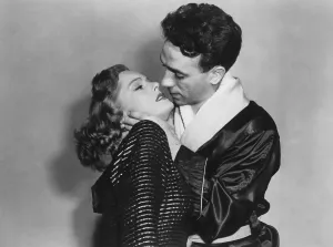 Alexis Prints: WHIPLASH, from left: Alexis Smith, Dane Clark, 1948