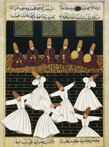 Dancers Prints: Whirling Dervishes (16th c.). Ottoman art