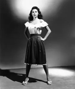Peasant Blouse Prints: WHISTLE STOP, Ava Gardner, 1946