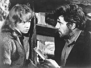 Hayley Prints: WHISTLE DOWN THE WIND, from left, Hayley Mills, Alan Bates, 1961