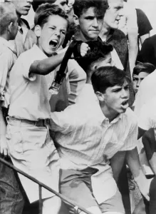 Shouting Prints: White boys protest housing integration