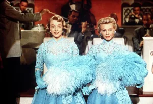 Feathers Prints: WHITE CHRISTMAS, rosemary Clooney, Vera-Ellen, 1954