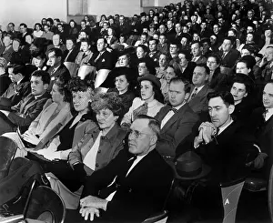 Oak Ridge Prints: White citizens at a property tax town meeting on April 7