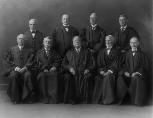 Legal Prints: White Court. United States Supreme Court group portrait