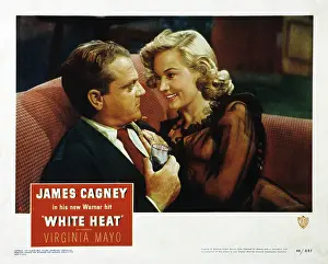 2017 Prints: WHITE HEAT, US lobbycard, from left, James Cagney, Virginia Mayo, 1949