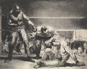 Counting Prints: THE WHITE HOPE, by George Bellows, 1921, American print, lithograph