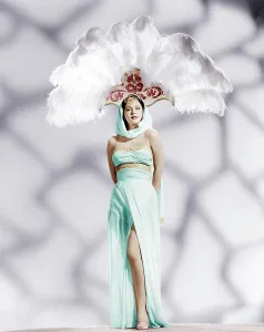 Sheer Prints: WHITE SAVAGE, Maria Montez, in a sheerong (sheer sarong) designed by Vera West, 1943