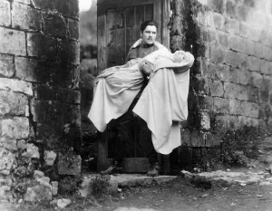 1923 Movies Prints: THE WHITE SISTER, Ronald Colman, carrying Lillian Gish, 1923