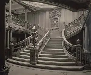 Travel Prints: White Star Line S.S. Olympic's Grand Stairway