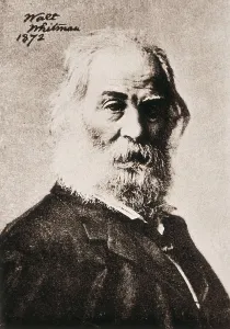 Whitman Prints: WHITMAN, Walt (1819-1892). Portrait of Walt Whitman
