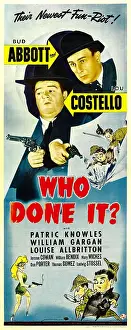 Costello Prints: WHO DONE IT?, top from left: Lou Costello, Bud Abbott, 1942