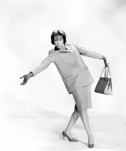 Burnett Prints: WHO'S BEEN SLEEPING IN MY BED?, Carol Burnett, in a suit by Edith Head, 1963