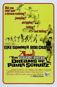 Sommer Prints: THE WICKED DREAMS OF PAULA SCHULTZ, US poster art, Elke Sommer, Bob Crane, 1968