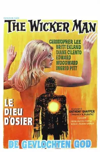 Horror Movies Prints: THE WICKER MAN, (aka LE DIEU D'OSIER), Belgian poster, 1973
