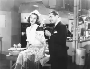 Sitting On Table Prints: WIFE, DOCTOR AND NURSE, from left: Loretta Young