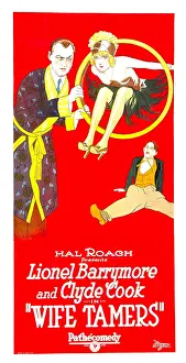 Lionel Prints: WIFE TAMERS, left: Lionel Barrymore, bottom right: Clyde Cook, 1926