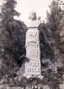 Gunfighter Prints: Wild Bill's Monument. Wild Bill Hickok