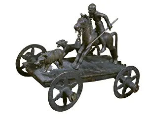 Merida Prints: Wild boar Hunting Chariot. 5th-3rd c