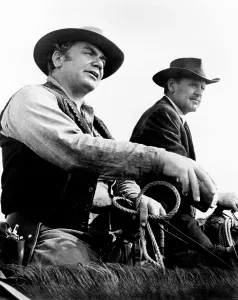 February Prints: THE WILD BUNCH, from left: Ernest Borgnine, William Holden, 1969