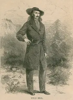 Gunfighter Prints: Wild Bill Hickok (1837-1876)