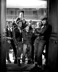 2000 Prints: THE WILD ONE, Jerry Paris, Alvy Moore, Marlon Brando, 1954