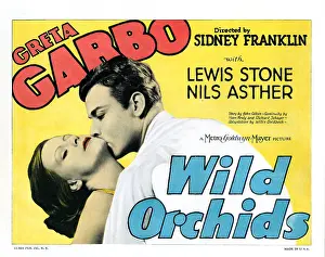 Lovers Prints: WILD ORCHIDS, US lobbycard, from left: Greta Garbo, Nils Asther, 1929