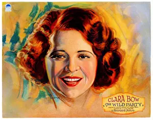 1920s Movies Prints: THE WILD PARTY, Clara Bow, 1929