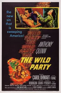 1956 Movies Prints: THE WILD PARTY, US poster art, top