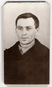 Outlaw Prints: Wild West. Oliver Curtis Perry, bank robber, mugshot ca. 1892