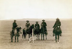 Wolf Prints: Wild West. 'Roping gray wolf