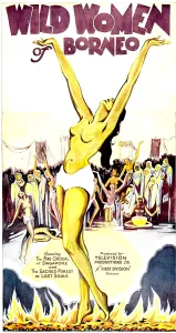 Fire Prints: WILD WOMEN OF BORNEO, poster art, 1931