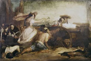 1827 Prints: Wilkie, Sir David (1785-1841). The Maid of Saragossa