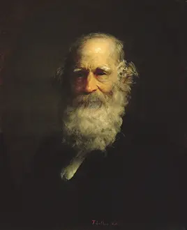 Writers Prints: William Cullen Bryant, in portrait by Thomas Le Clear