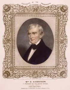 War Heroes Prints: William Henry Harrison 1773-1841 was the first President to die in office