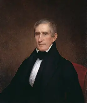 Shirt Prints: William Henry Harrison, 1840, by Albert Gallatin Hoit, oil on canvas