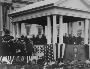 2017 Prints: William McKinley takes the oath of office from Chief Justice Melville Fuller