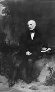Poetry Prints: William Wordsworth (1770-1850) English poet in 1845, painting by Henry William Pickersgill