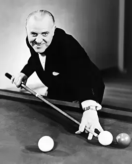 Billiards Prints: Willie Hoppe, carom billiards champion