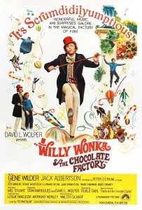 Trending: WILLY WONKA AND THE CHOCOLATE FACTORY, Gene Wilder (center), 1971