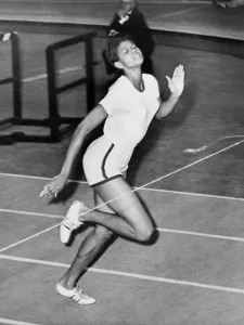 Rudolph Prints: Wilma Rudolph sets a World record for the indoor 60-yard sprint Madison square Garden