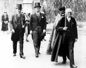 Ambassador Prints: WINCHESTER, ENG: Joseph P. Kennedy (center)