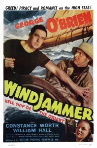 Constance Prints: WINDJAMMER, poster art, l-r: George O'Brien, Gavin Gordon, Constance Worth, 1937