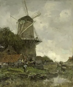 Close View Prints: The Windmill, by Jacob Maris, c