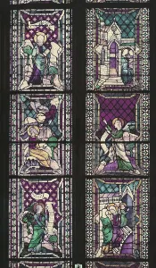 Part Of Prints: Windows with stories of the life of the Virgin and of the Prophets