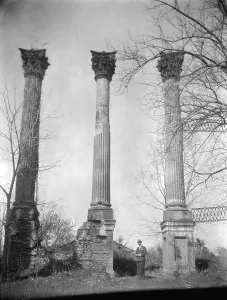 Windsor Prints: Windsor Castle ruins, constructed in 1860